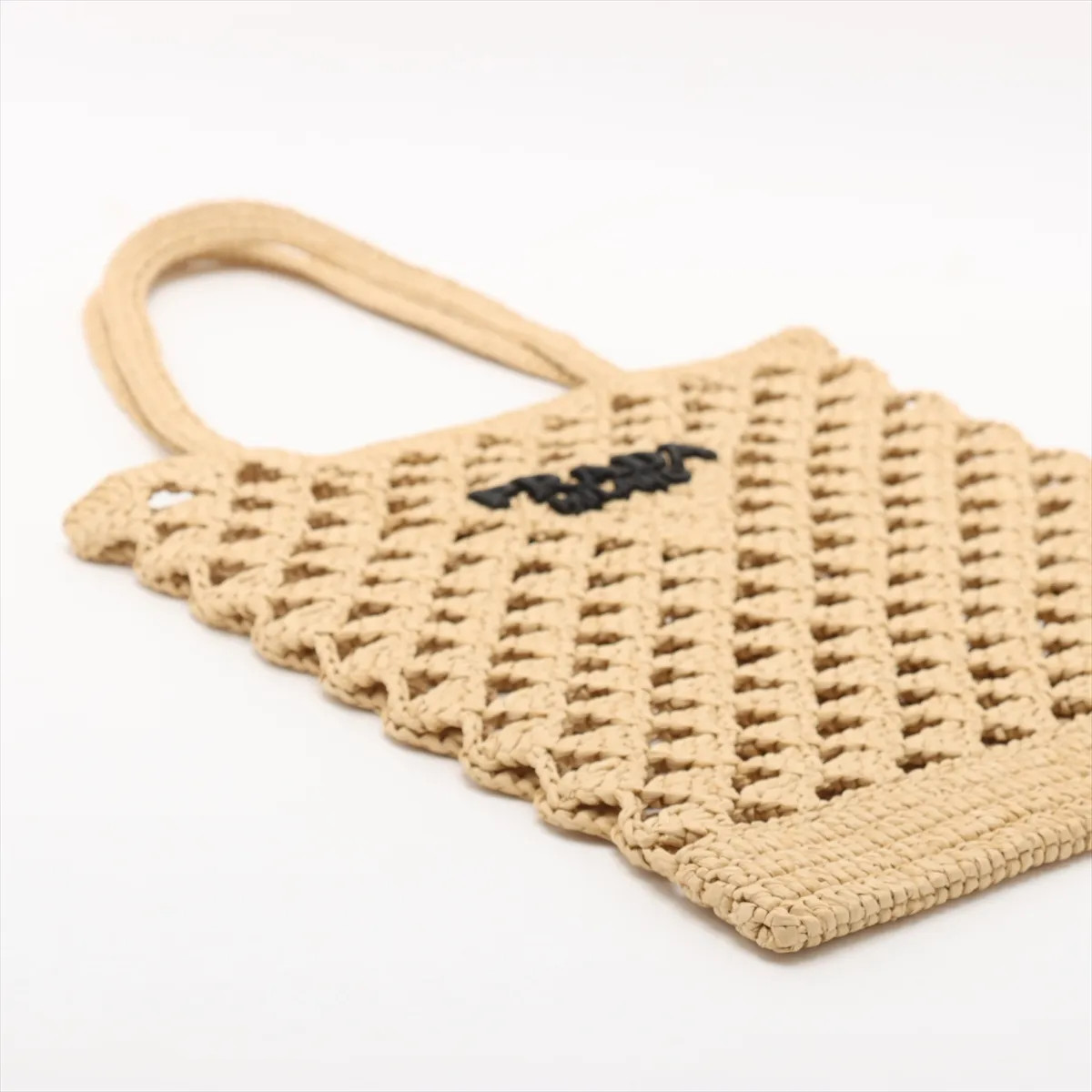 Prada Raffia Tote bag Beige thumbnail 4