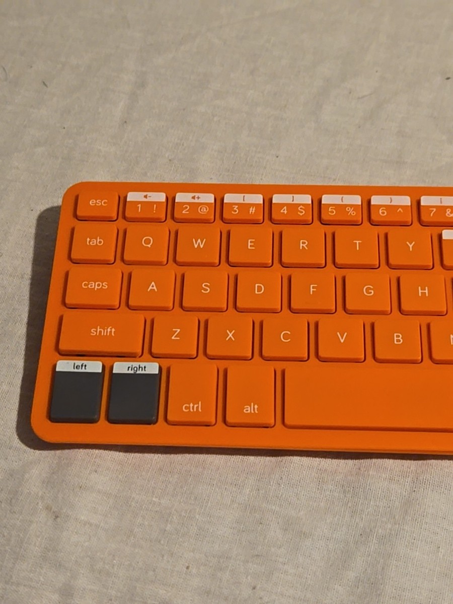 Kano Wireless Keyboard USB QWERTY Touch Pad KC-KBR101 Orange