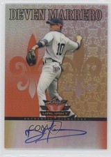 2012 Leaf Valiant Orange 50/99 Deven Marrero #VA-DM1 Auto 1g2