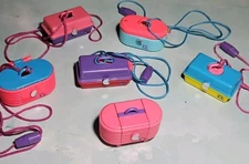 Vintage 1993 Toy Biz Caboodles Jewel Minis Charms Trinket Boxes Lot Of 6