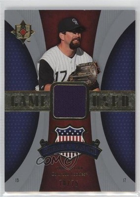 2007 Ultimate Collection America's Pastime Memorabilia 70/75 Todd Helton 0zm3