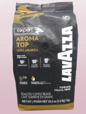 LAVAZZA AROMA TOP 100% ARABICA ROASTED COFFEE BEANS 35.2 OZ NWOB