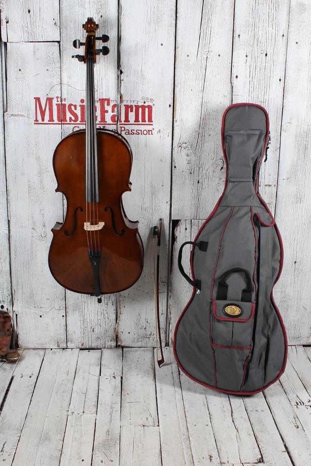 Violonchelo Stentor Student II tamaño 1/2 con bolsa de concierto y arco Foto 2 de 4