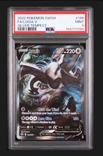 Lugia V (arte completo alternativo) 186/195: espada y escudo - Silver Tempest PSA 9