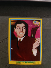 1968 Mira I Campionissimi JOE DiMAGGIO Baseball USA #126 FIGURINA RARA vedi foto