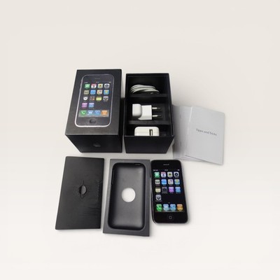 Original Apple iPhone 3G 8GB Schwarz! Ohne Simlock! TOP! RAR! Sammler! iOS! OVP!