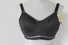 Wacoal Sport 38C Black Underwire Bra Full Coverage Contour Maximum Support NWT