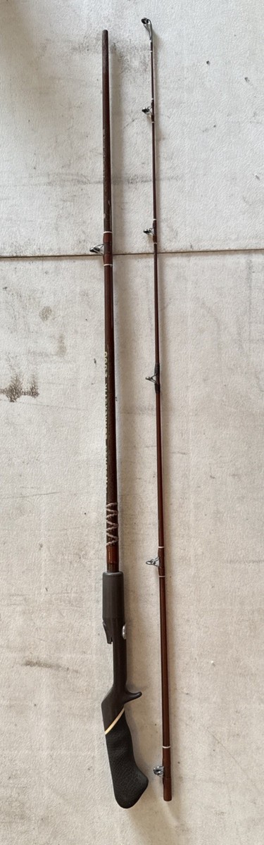 Vintage Fenwick Lunkerstik 2000 Fiberglass Casting Rod 6' PLC60 2