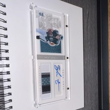 2013 Panini Zach Ertz Rookie Booklets Silver Signatures Auto /299 RPA GAME WORN