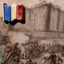 FEVE DRAPEAU  FRANCE Bicentenaire Révolution Française - 1789/1989 MAURIN