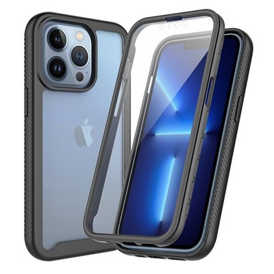 Shockproof Clear Case with Screen Protector For iPhone 17 16 15 14 13 12 Pro Max