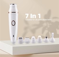 7 in 1 Face Razor for Women, Instant Painless Beauty Tools Kit For All Skin