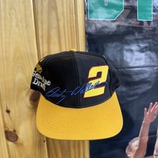 Vintage Rusty Wallace Hat Cap Snap Back NASCAR Racing Mens Logo 7 Miller 90s
