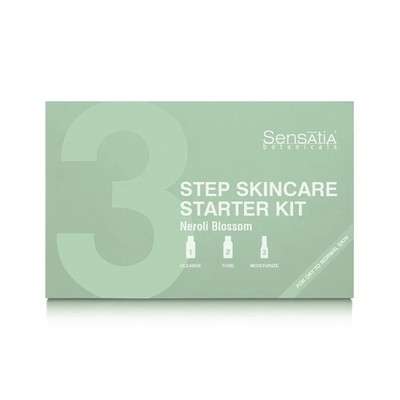 SENSATIA 3-Step Skincare Kit Neroli Blossom Dry/Normal Hydrating Travel Set