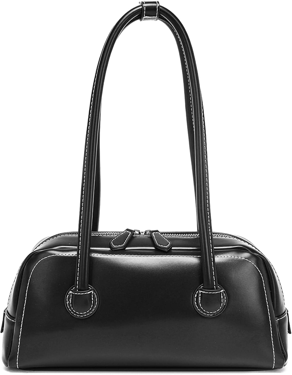 Handbags for Women Vegan Leather Shoulder Bag Top Handle Purses with Zipper Clos