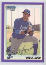 2010 Bowman Chrome Prospects Purple Refractor 889/999 David Lough #BCP107 0v9