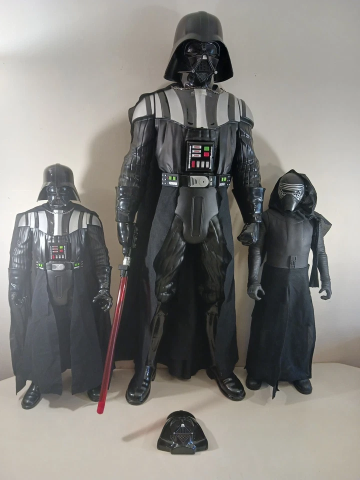 Lot 4X STAR WARS 4 Foot Darth Vader Battle Buddy 31" Kylo Ren Vader Simon Hasbro - Image 2 of 4