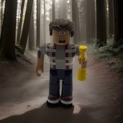 ROBL0X Celebrity Series 7 Breach: Survivor Figure with Haunting Presence NO Code