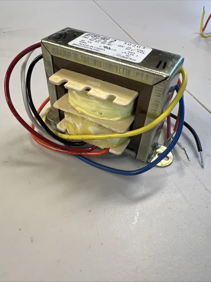 HVAC Transformer 208V/240V To 24V 40VA High Capacity Tyco Class 2 AC Parts - Image 2 of 4