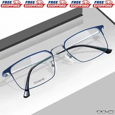 Gafas Lectura Casual Montura Unisex Titanio Lentes CR-39 Anti Luz Azul Outside