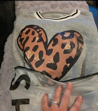 Shein Women's Jumper Light Grey Colour XL  