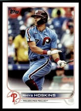 2022 Topps Rhys Hoskins Philadelphia Phillies #523
