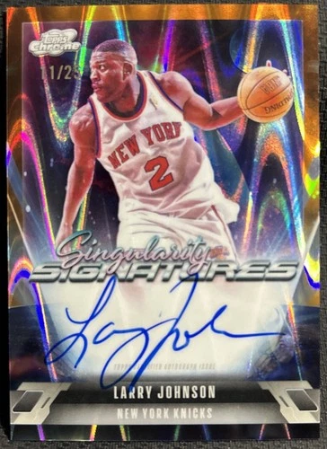 2025 Topps Cosmic Chrome Larry Johnson Base (RAW)