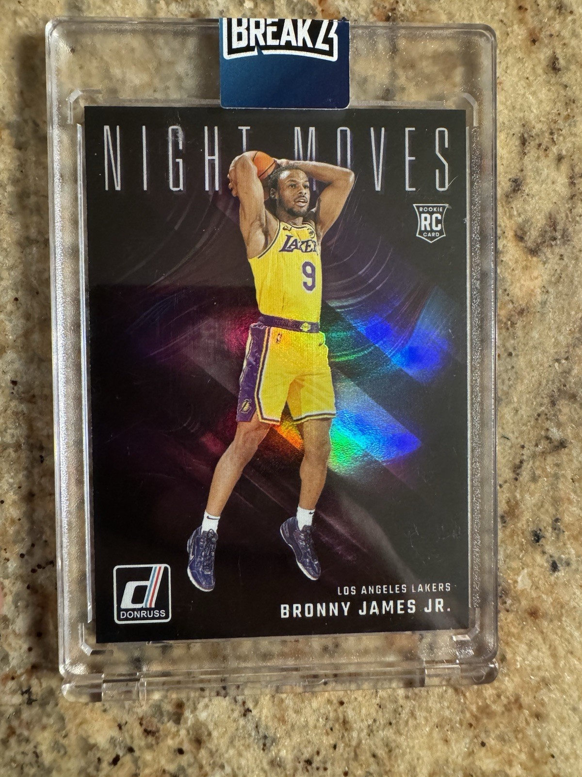 2024 Panini Donruss Night Moves Bronny James Jr. SSP 🔥 Lakers RC Case Hit