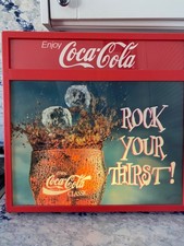 vintage Coca Cola large light up sign shop display rare collectable
