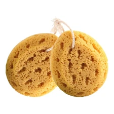 2 Pcs Back Bath Sponge Honeycomb Sponge Bath Exfoliating Skin Scrubber