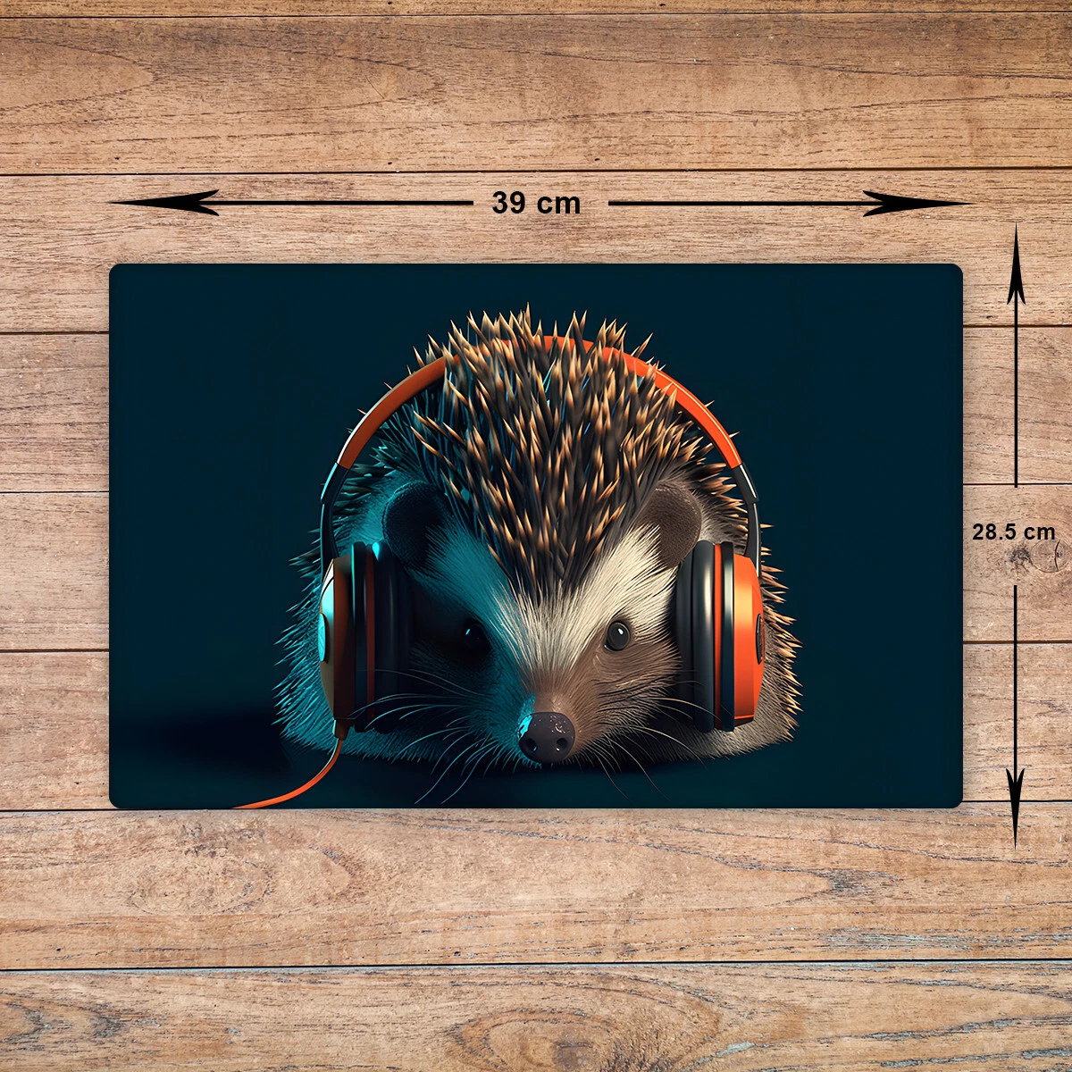 Hedgehog Chopping Board Glass Cutting Board Kitchen Worktop Saver Large A3 Size