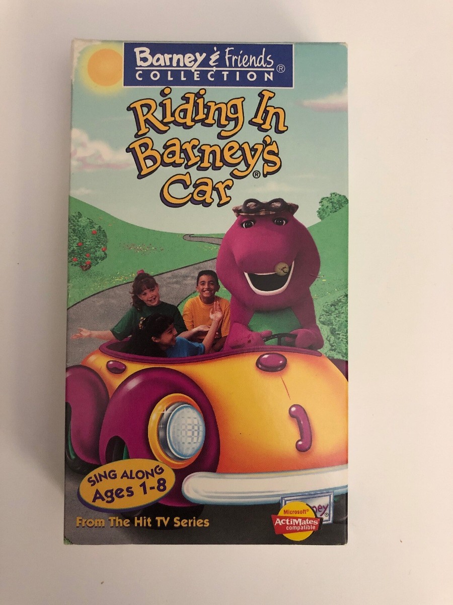 Barney & Friends Collection Riding in Barney's Car VHS 1995 Sing