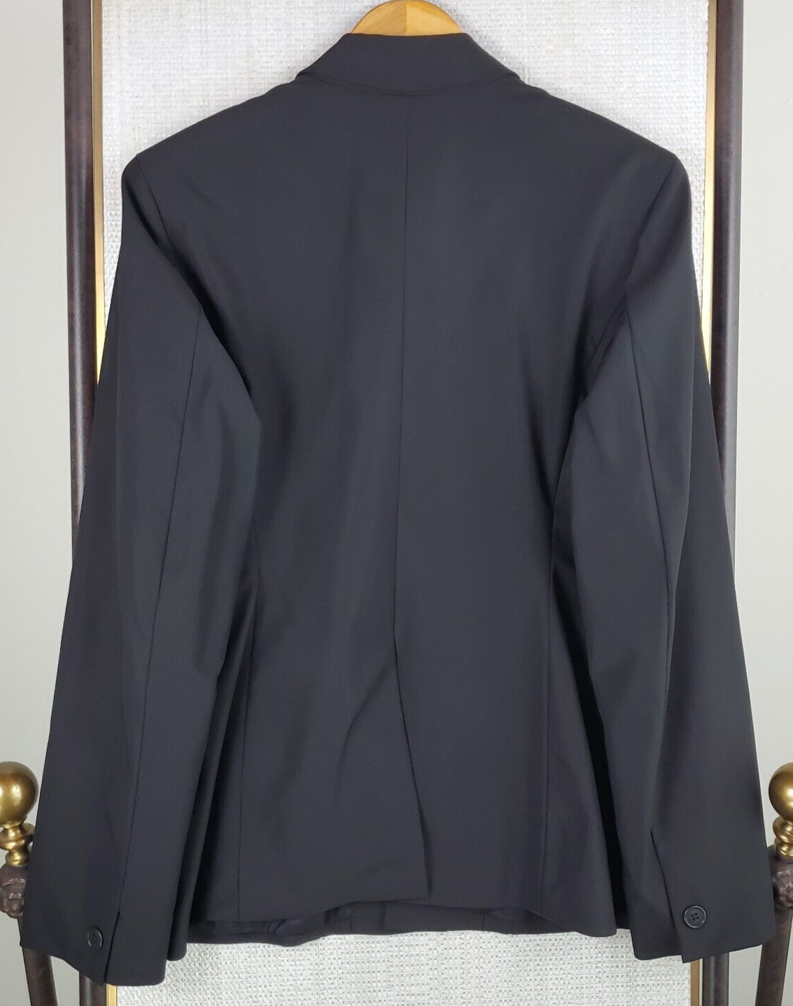 RALPH RALPH LAUREN Womens Size Large Button Front Performance Jacket Black RRL image 5