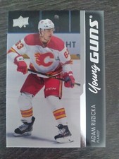 Adam Ruzicka 2021-22 Upper Deck Young Guns Rookie Card #465, Flames