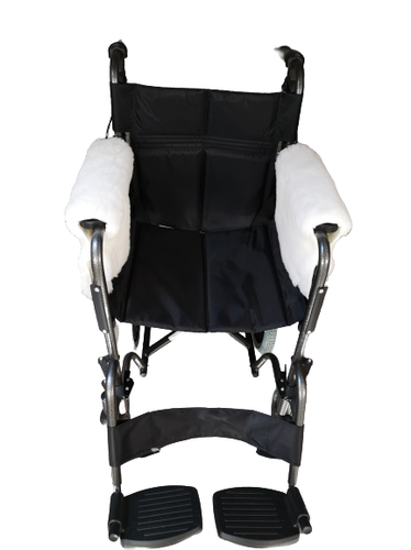 Wheelchair Fleece - Polyester or Pure Wool Pile - Various Sizes - Wheelchair Arm - Bild 5 von 7