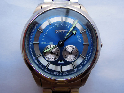 Swiss Tech Taylor Automatic Bracelet Flyback Triple Date Annual