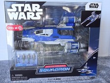 Star Wars Micro Galaxy Squadron Rebel U-Wing Blue 7 Pcs Target Exclusive BNISB