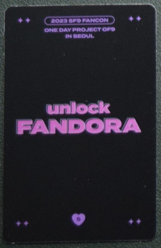 SF9 Unlock Fandora One Day Project 2023 Fancon OF9 Member Photocards Official - Picture 44 of 56