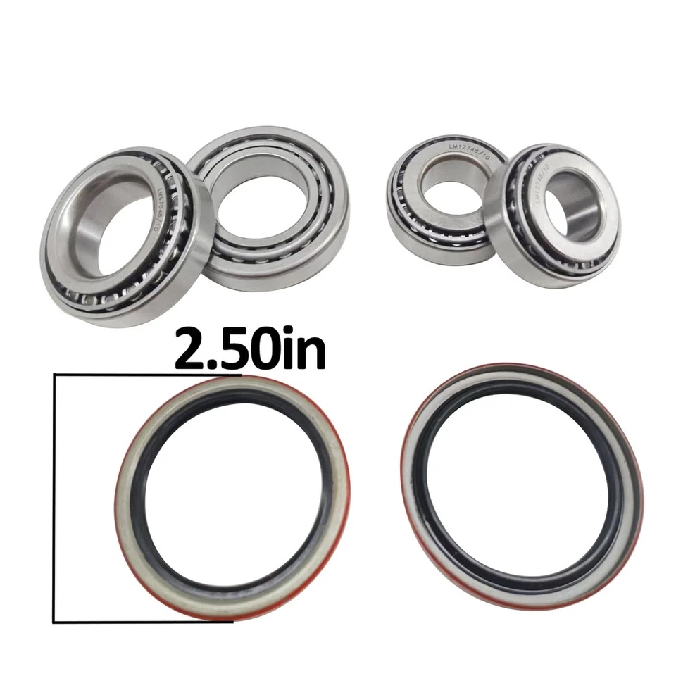 6 peças/conjunto rolamento de roda dianteira e kit de corrida e vedação para Chevrolet S10 GMC Sonoma RWD - Imagem 4 de 4