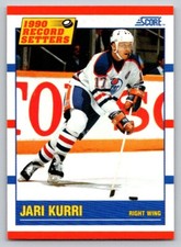 1990-91 Score - Record Setters Jari Kurri #348