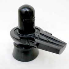 Handmade Black Stone Shiv Ling Lord Shiv Idol Highly Energized By Shiv Mantra