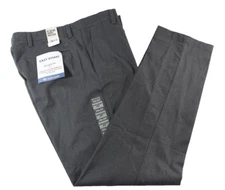 Dockers Men Easy Khaki Pants New 38 X 34 Gray Straight Fit Flat Front No Wrinkle