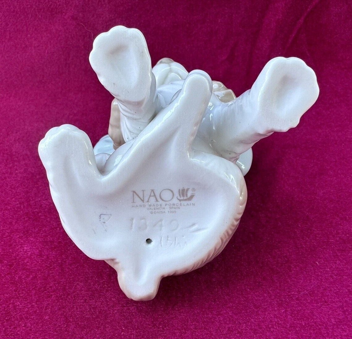 Lladro NAO Cocker Spaniel w/ Bow Puppy Dog Present Porcelain