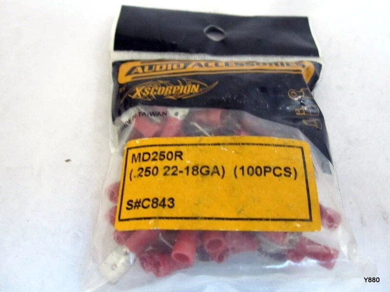 XScorpion MD250RYB .250 14-16, 22-18, 12-10 GA 100pcs  5 LOT - Image 4 of 4