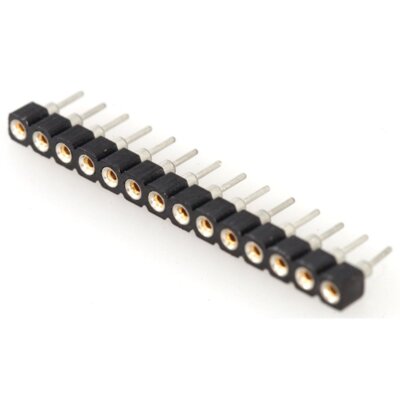 Jameco Valuepro 6100-1X14-R Single-in-Line Machine Tooled Strip Socket Solder...
