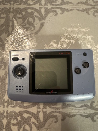 Neo Geo Pocket Color SNK - Platinum Blue - Tested And Working