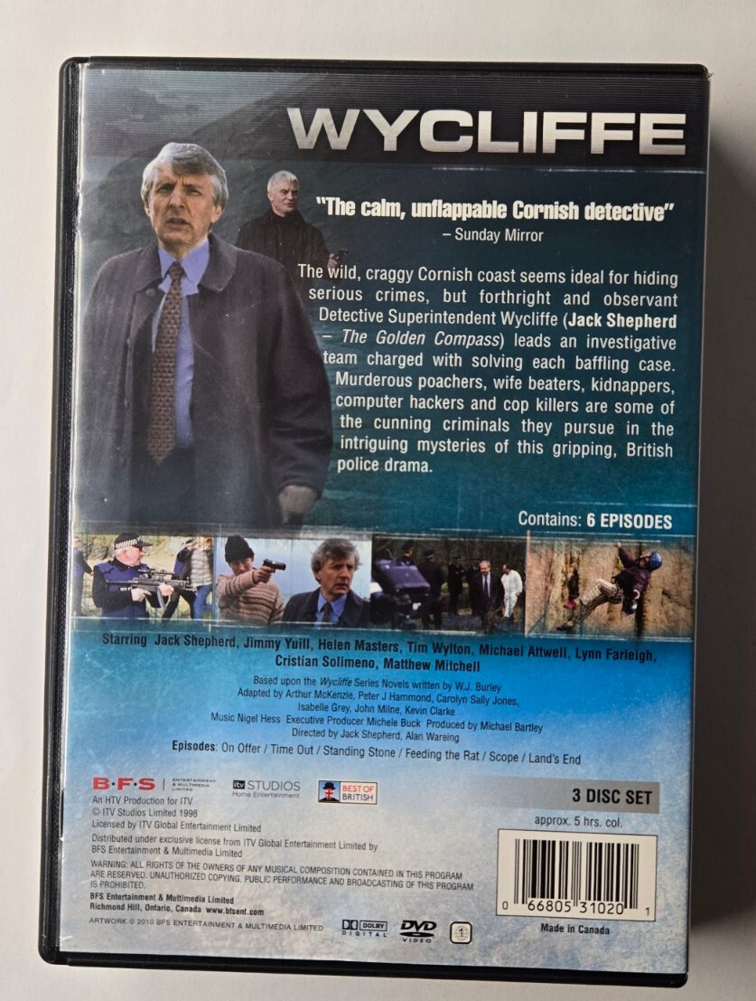 Wycliffe: The Complete Series Collection DVD Set READ | eBay