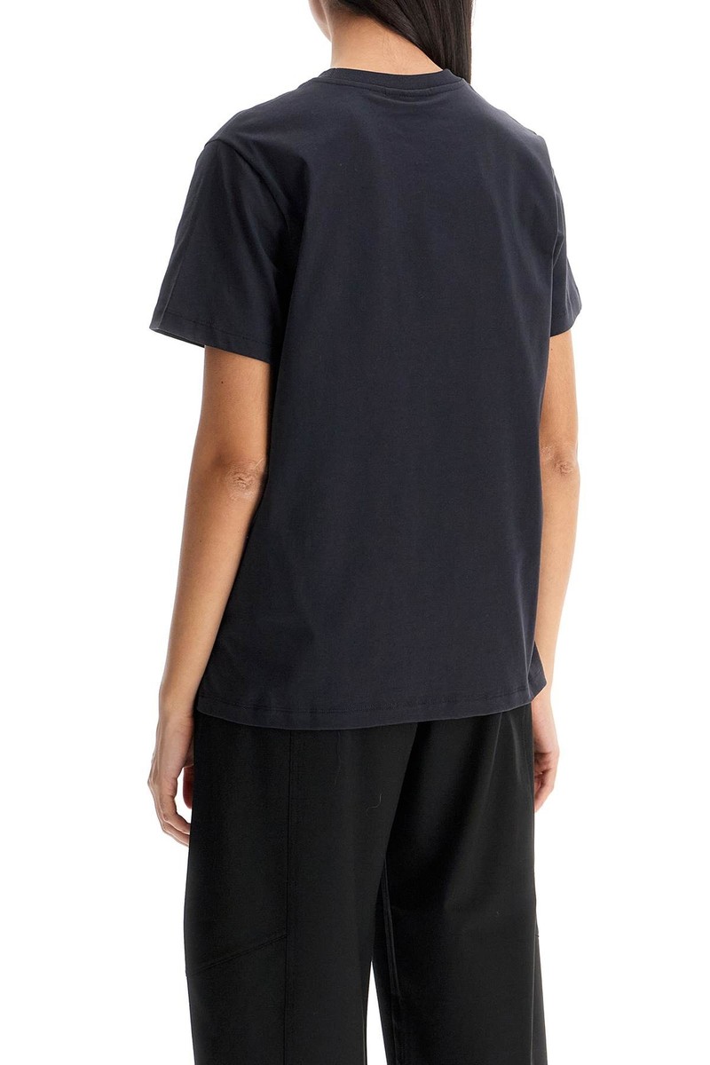 Relaxed fit T-shirt with print GANNI Woman Tg. XS T4059 252