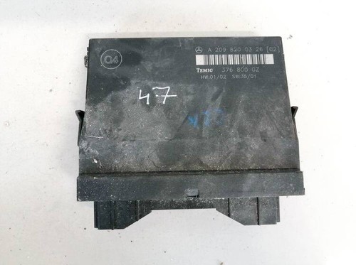 Mercedes-Benz CLK-CLASS 2003 General Module Comfort Relay (Unit) A #1979207-22