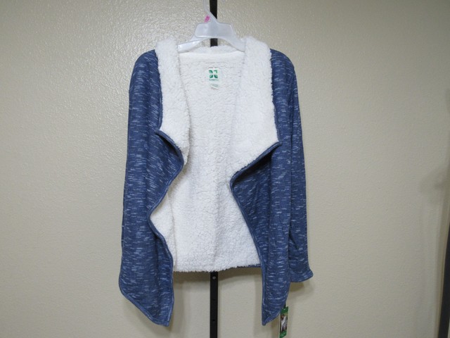 sherpa lined wrap jacket